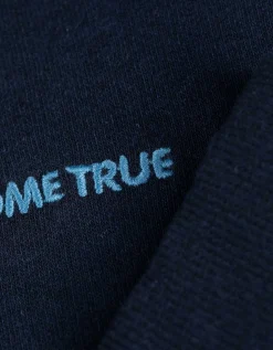 Sweatshirt - Borduursel - donkerblauw