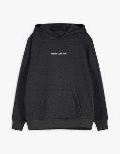 Sweatshirt - Borduursel - donkergrijs