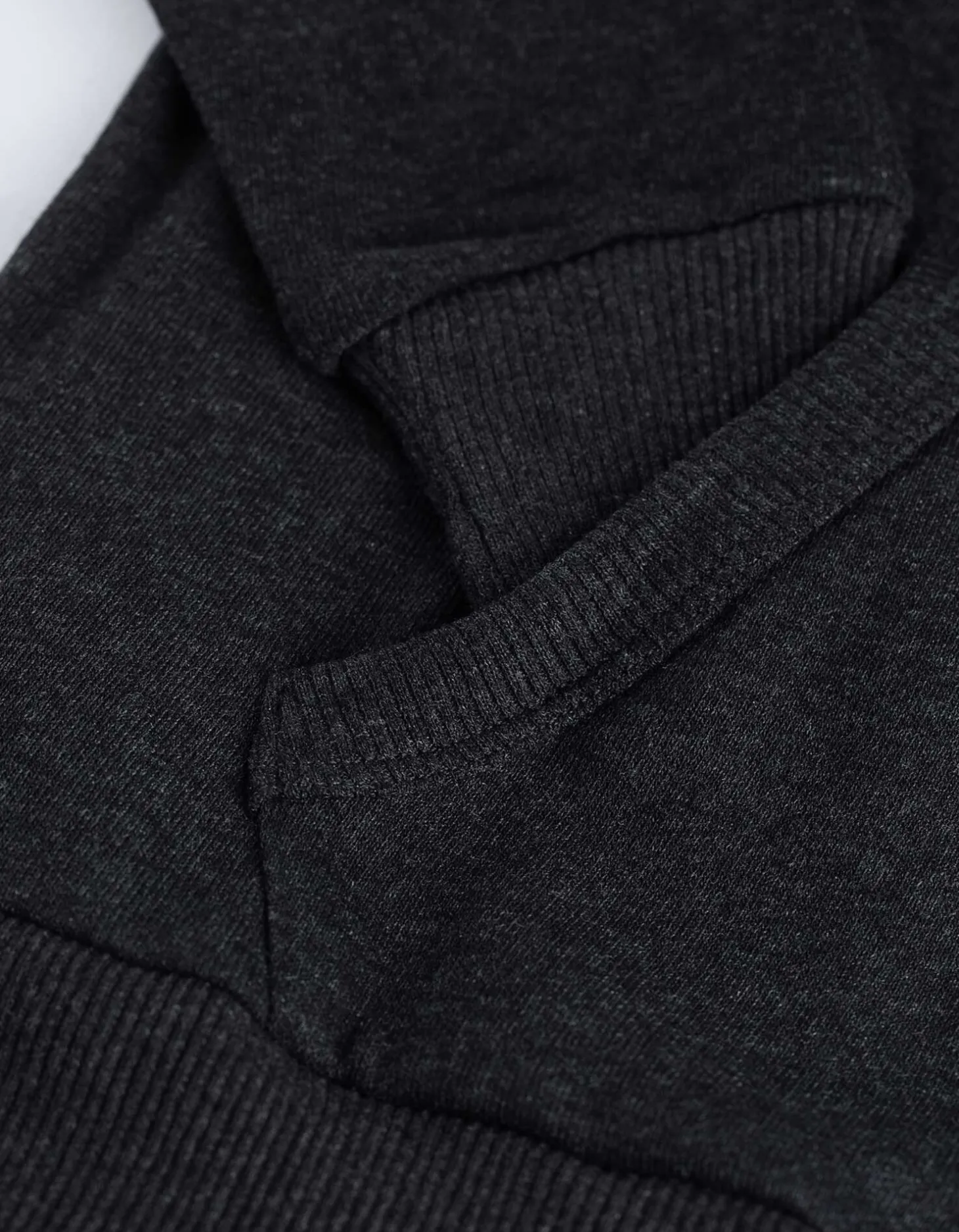 Sweatshirt - Borduursel - donkergrijs
