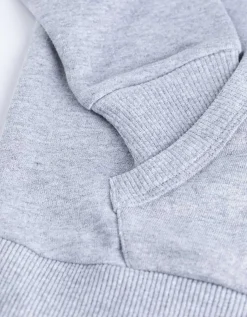 Sweatshirt - Borduursel - lichtgrijs