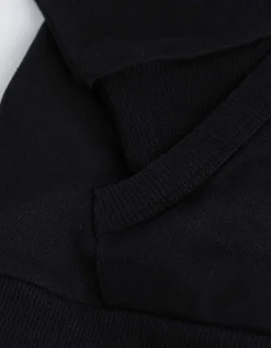 Sweatshirt - Borduursel - zwart