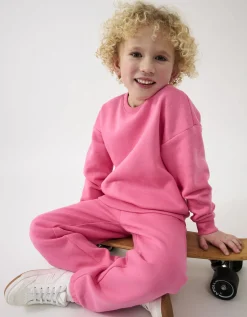Sweatshirt - Borduursels - pink