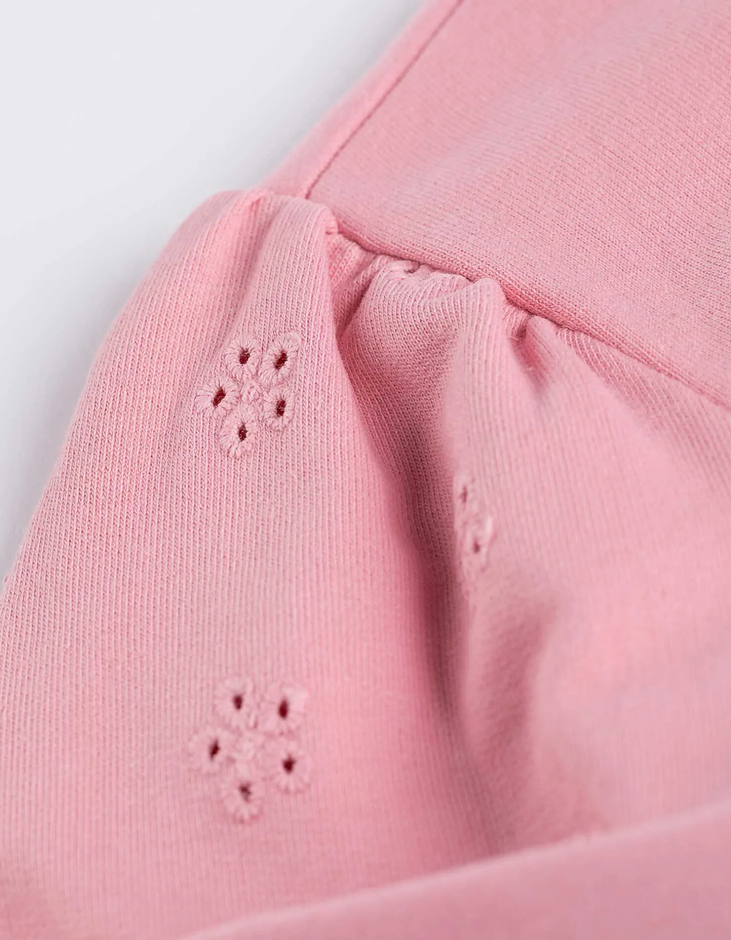 Sweatshirt - Broderie - pink