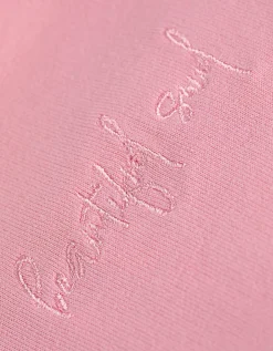 Sweatshirt - Broderie - pink