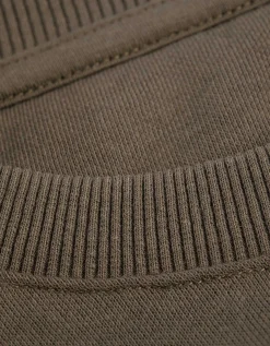 Sweatshirt - Effen - lichtbruin