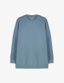 Sweatshirt - Effen - lichtblauw
