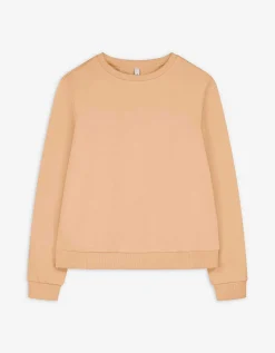 Sweatshirt - Effen - oranje