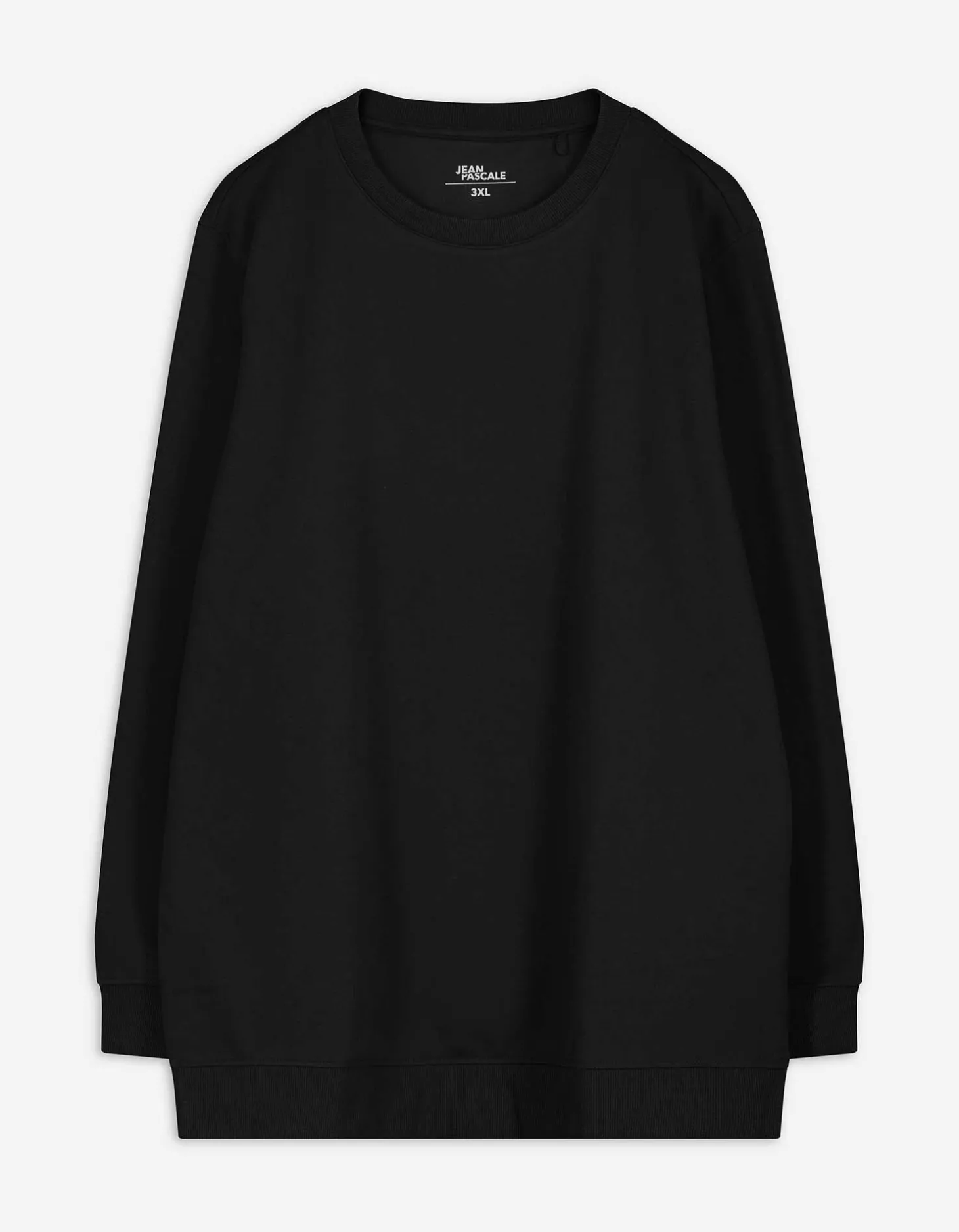 Sweatshirt - Effen - zwart