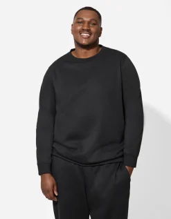 Sweatshirt - Effen - zwart