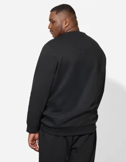 Sweatshirt - Effen - zwart