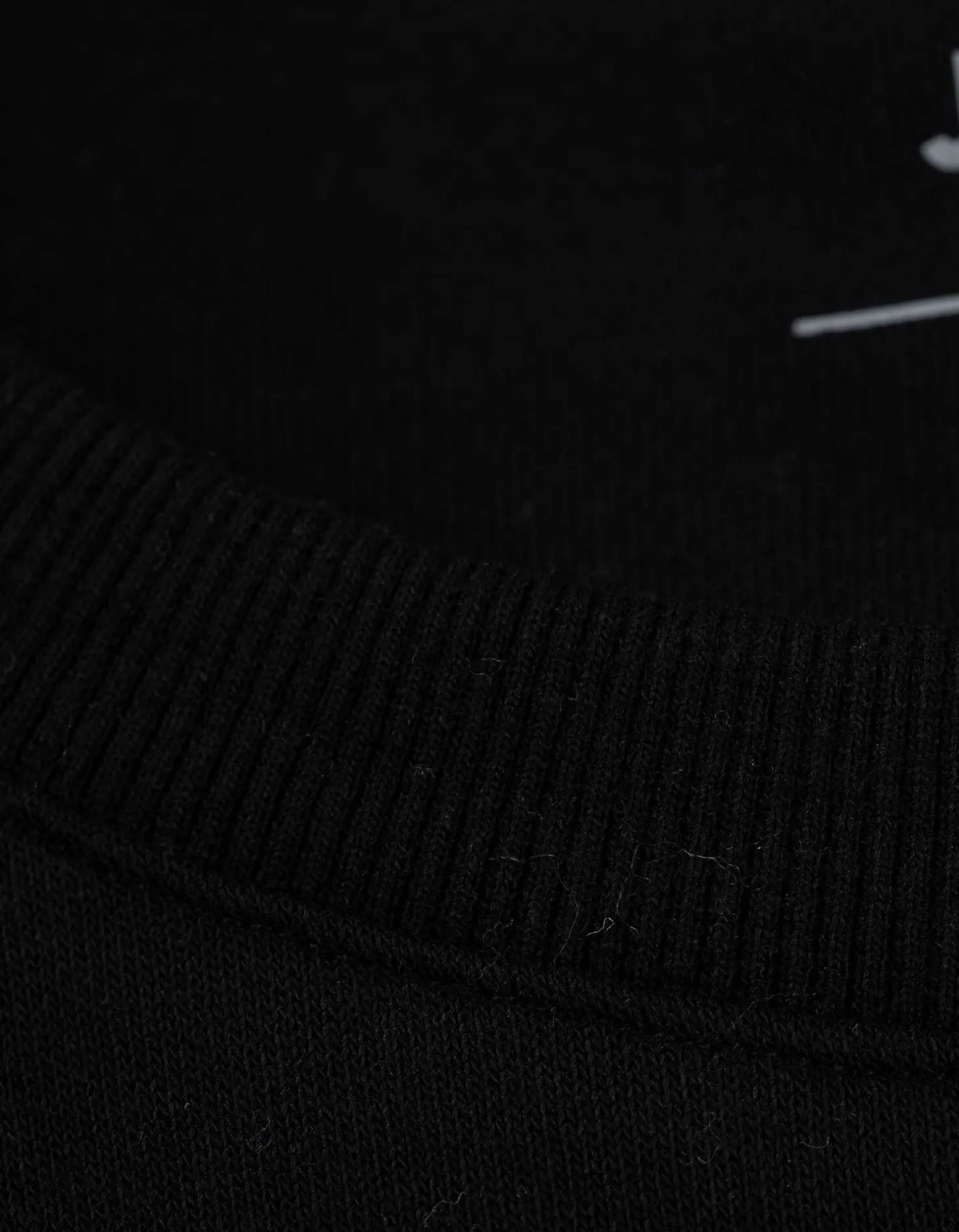 Sweatshirt - Effen - zwart