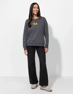Sweatshirt - Garfield - donkergrijs