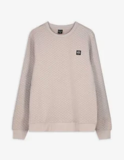 Sweatshirt - Ronde hals - beige