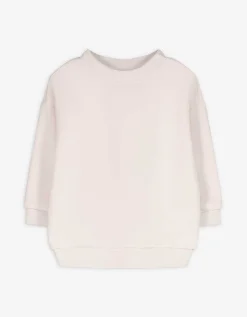Sweatshirt - Ronde hals - wit