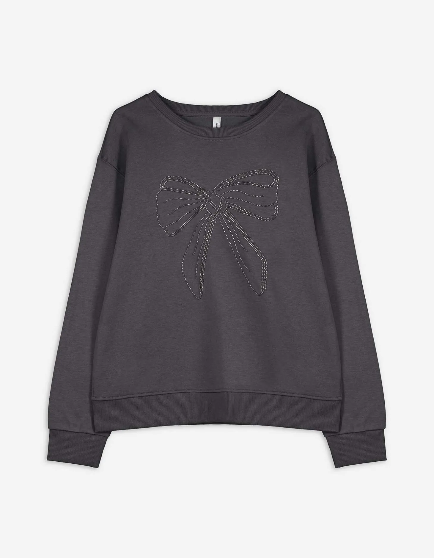 Sweatshirt - Sierkraaltjes - donkergrijs