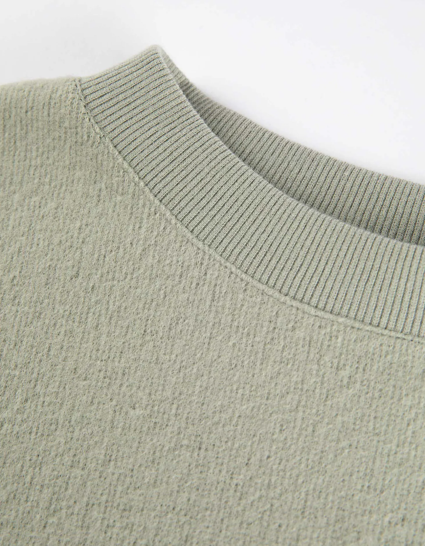 Sweatshirt - Tunnelkoord in de zoom - groen