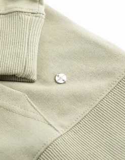Sweatvest - Capuchon met tunnelkoord - groen