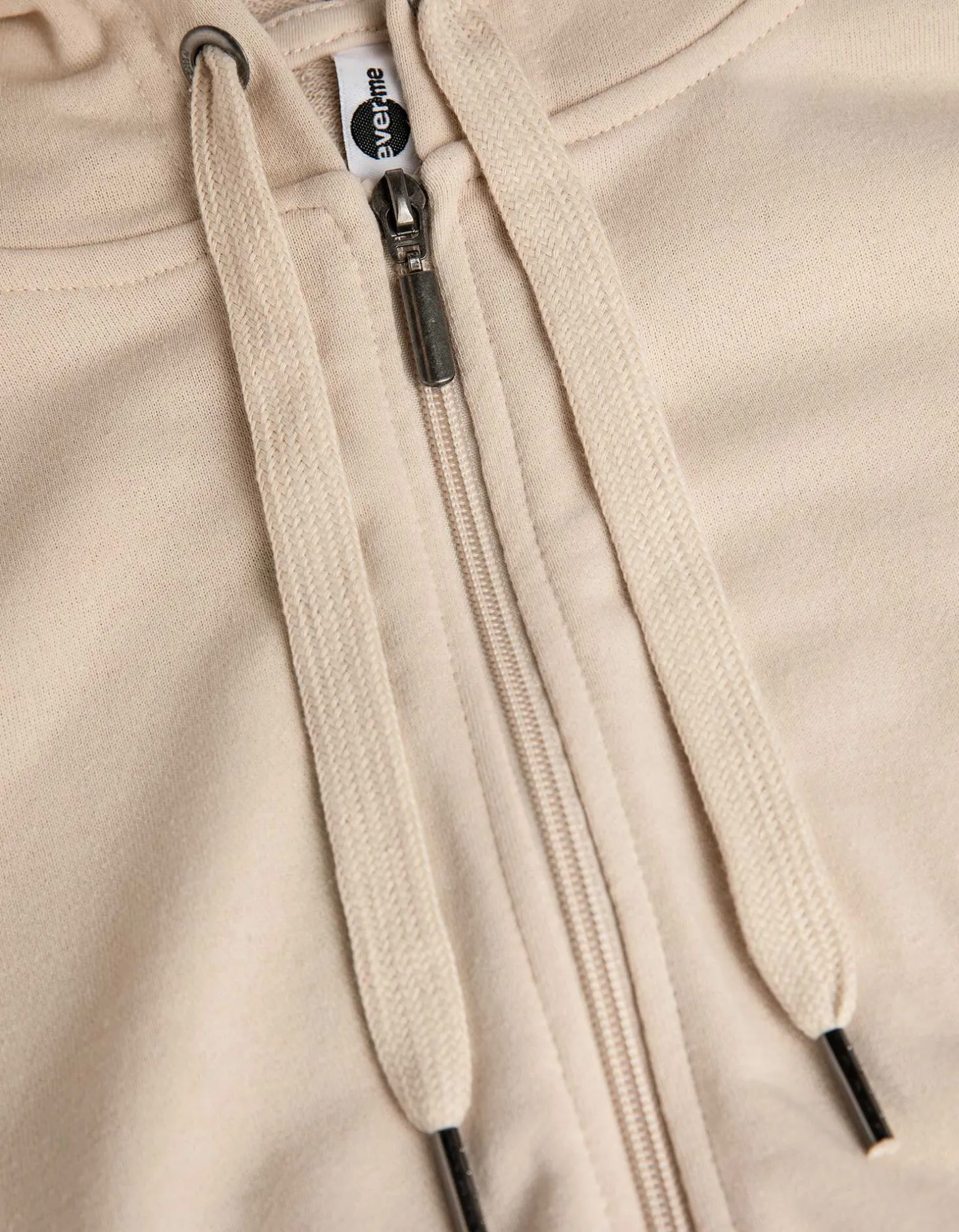 Sweatvest - Capuchon met tunnelkoord - wit