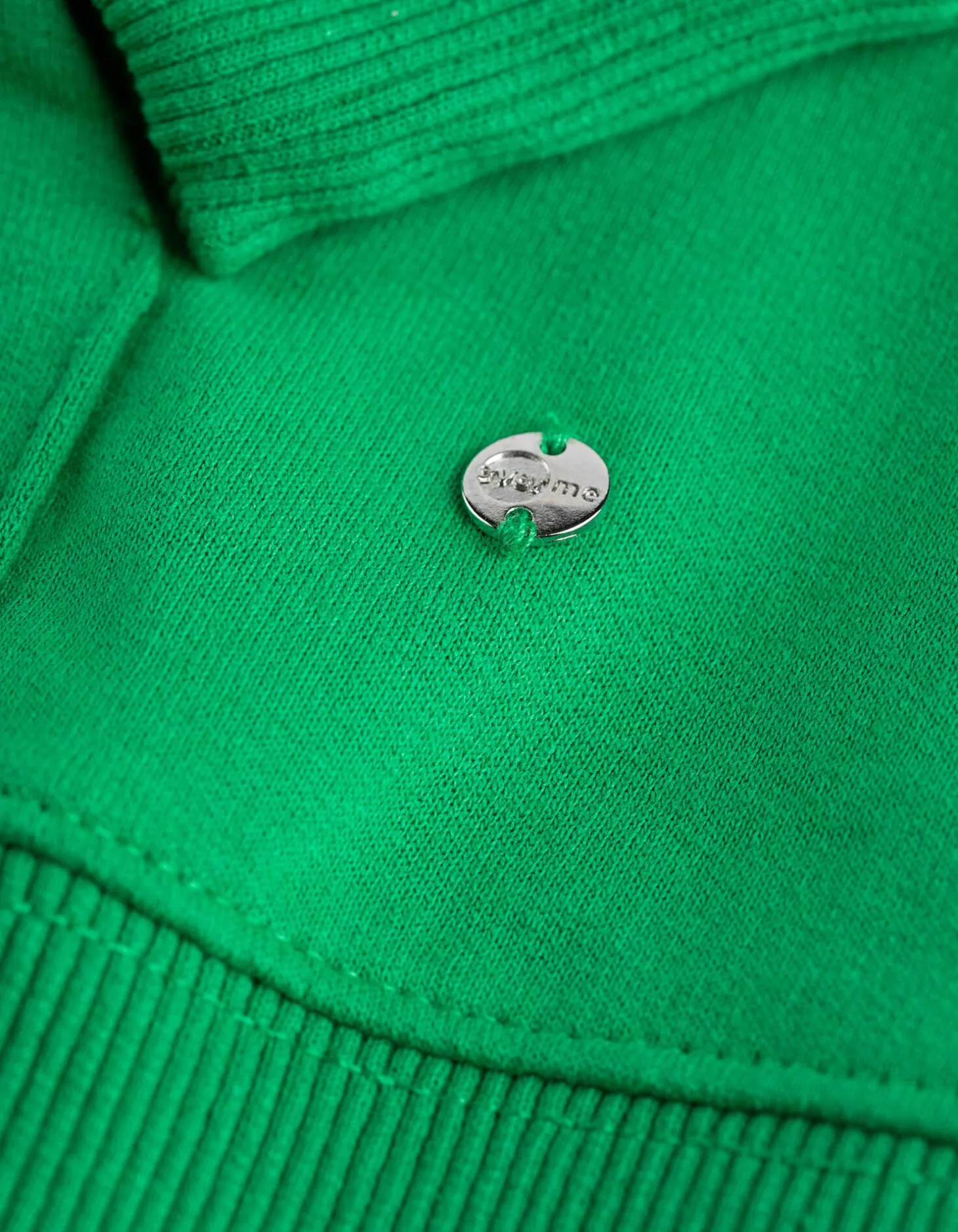 Sweatvest - Capuchon met tunnelkoord - groen