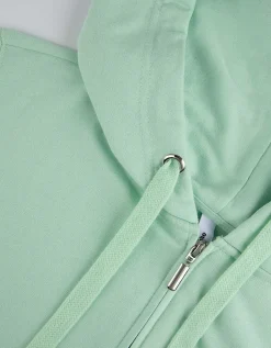 Sweatvest - Capuchon met tunnelkoord - groen
