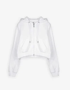Sweatvest - Effen - wit