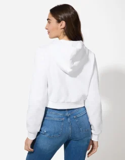 Sweatvest - Effen - wit