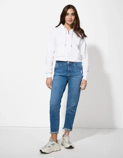 Sweatvest - Effen - wit