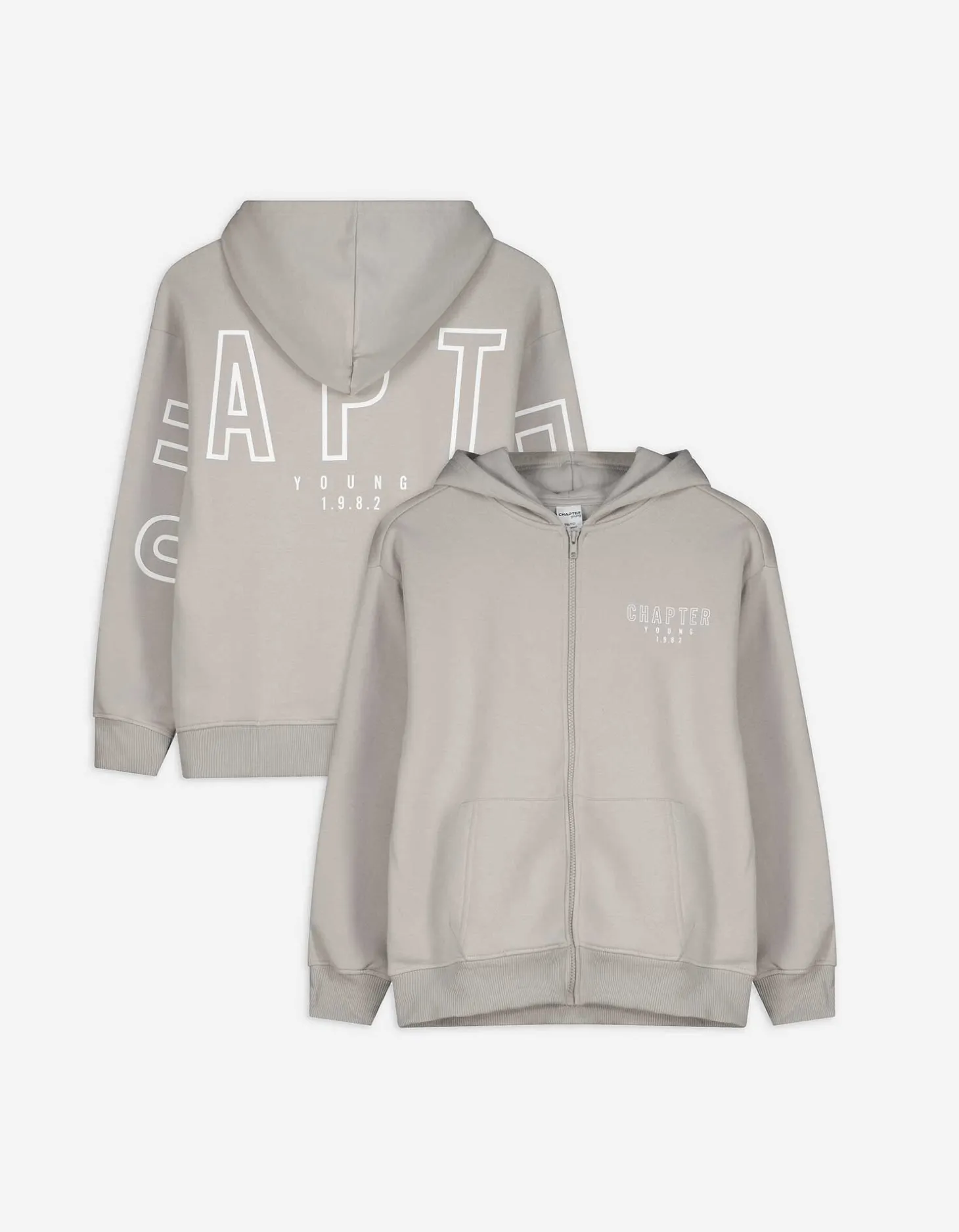 Sweatvest - Oversized fit - grijs
