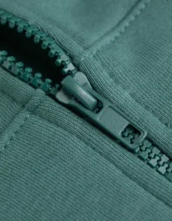 Sweatvest - Oversized fit - donkergroen