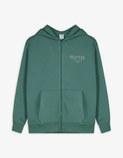 Sweatvest - Oversized fit - donkergroen
