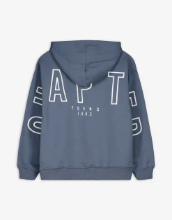 Sweatvest - Oversized fit - lichtblauw
