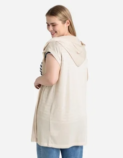 Sweatvest - Zonder sluiting - wit