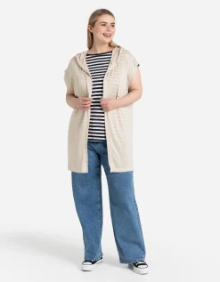 Sweatvest - Zonder sluiting - wit