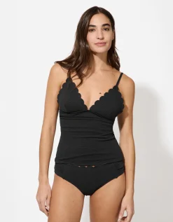 Tankini - Effen - zwart