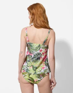 Tankini - Print all-over - lichtgroen