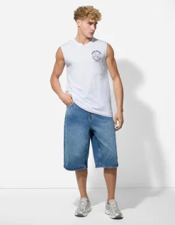 Tanktop - Afdrukken achteraan - wit