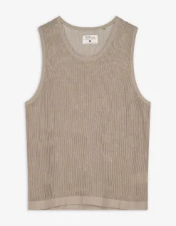 Tanktop - Breigoed - beige