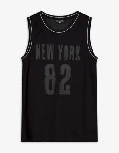 Tanktop - Effen - zwart