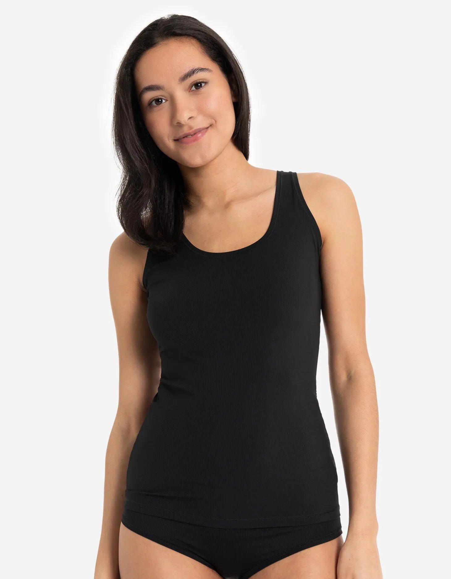 Tanktop - Jouw Perfecte Pasvorm - zwart