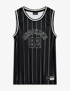 Tanktop - Mesh - zwart