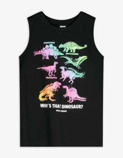Tanktop - Print - zwart