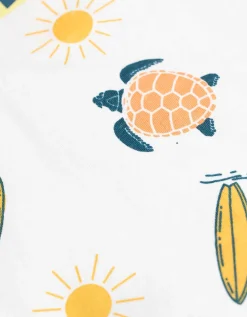 Tanktop - Print all-over - wit