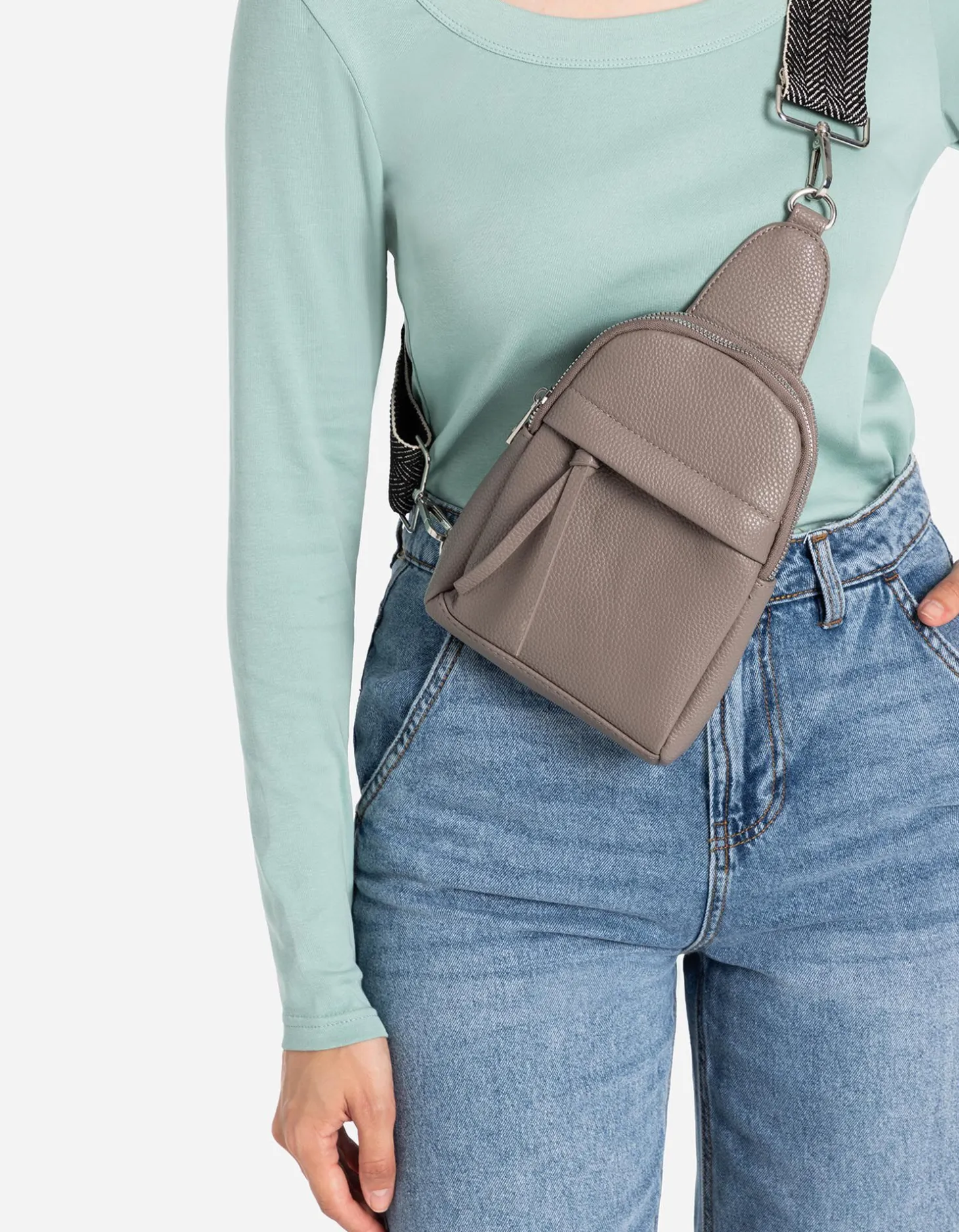 Tas riem - Motiefmix - zwart