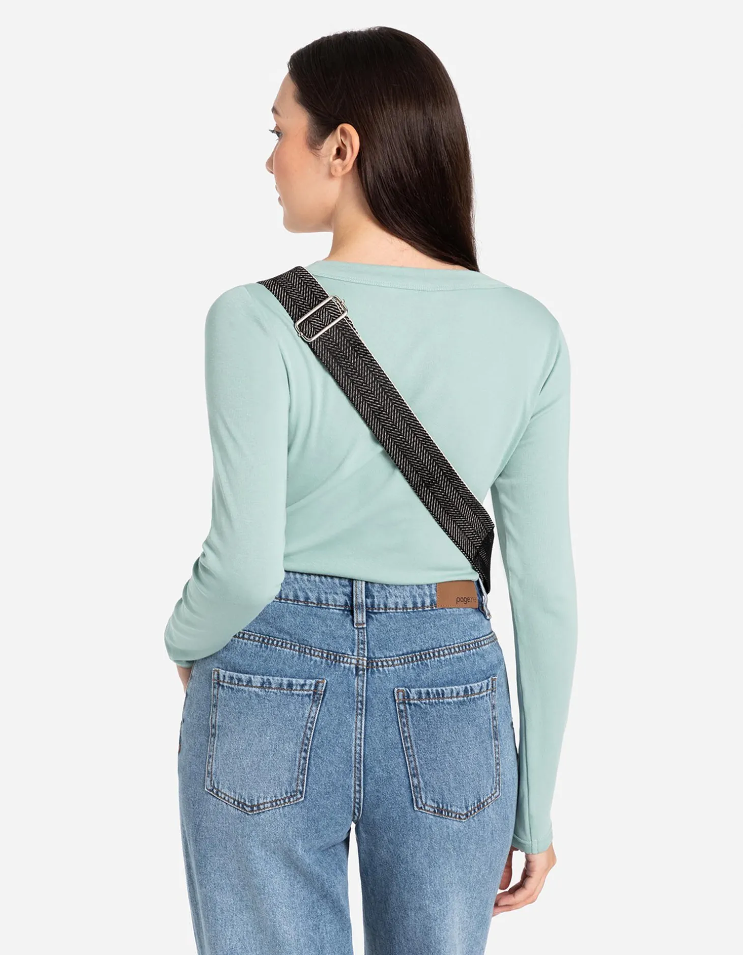 Tas riem - Motiefmix - zwart