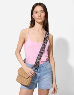 Tas riem - patroon - lila