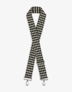 Tas riem - Pied-de-poule - zwart
