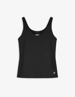 Top - Ademend - zwart