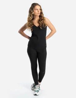 Top - Ademend - zwart