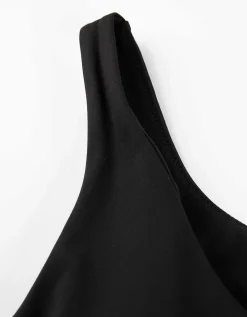 Top - Ademend - zwart