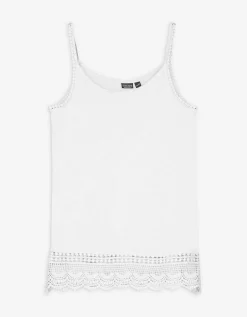 Top - Broderie - wit